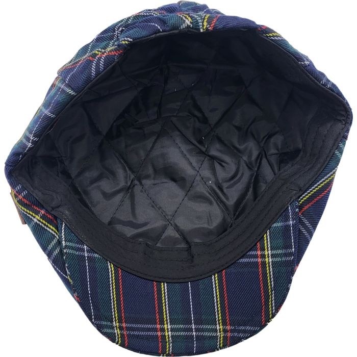 Scottish Tartan Flat Cap