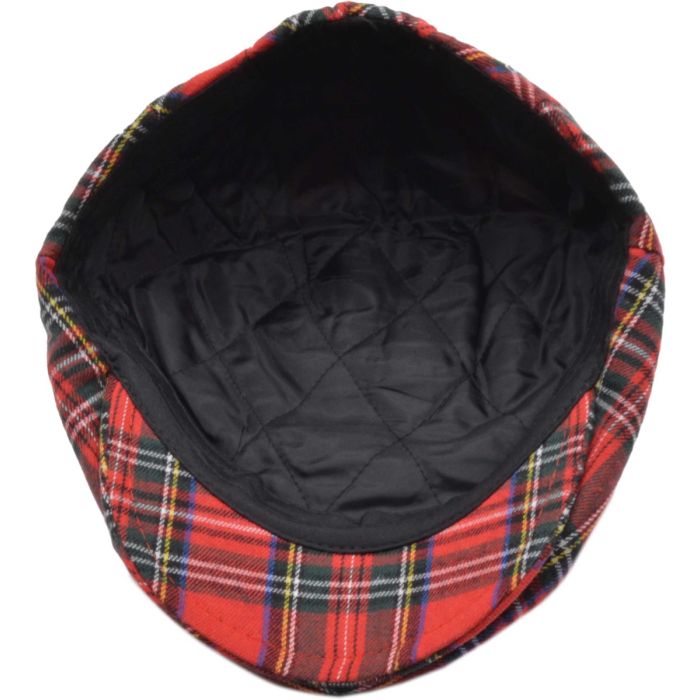 Scottish Tartan Flat Cap