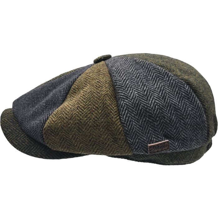 Patchwork Eight Panel Newsboy Cap
