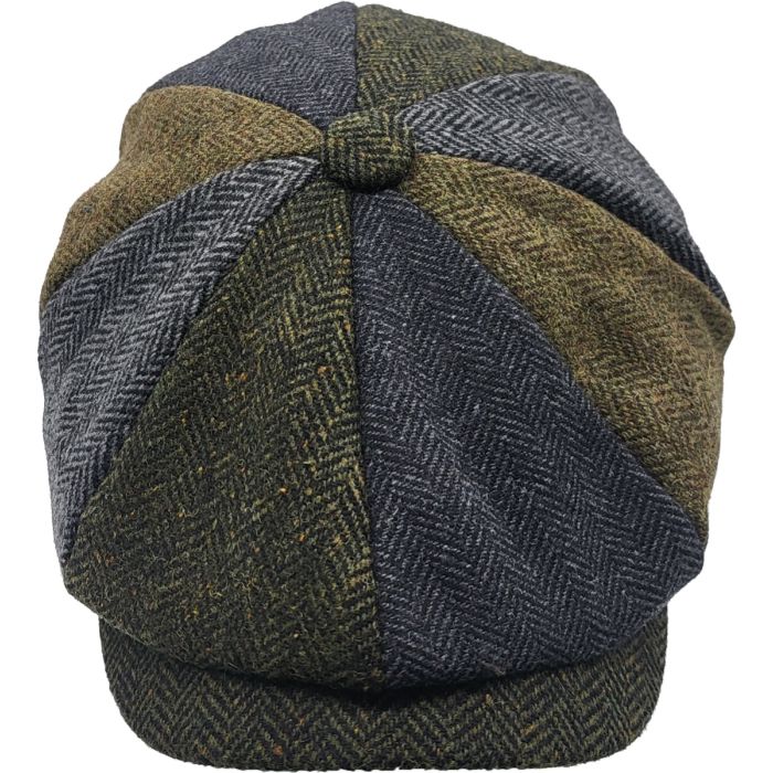 Patchwork Eight Panel Newsboy Cap