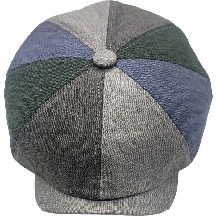 Summer Patchwork Newsboy Cap 