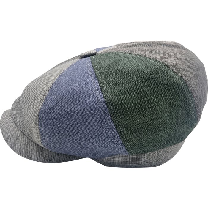 Summer Patchwork Newsboy Cap 