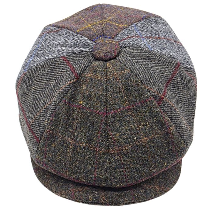 Wool Patchwork Newsboy Caps