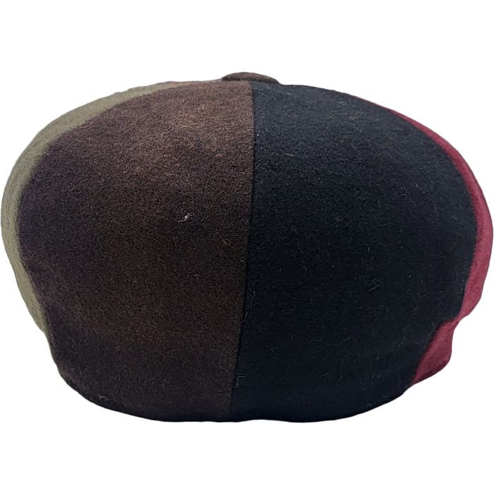 Wool Patchwork Newsboy Caps