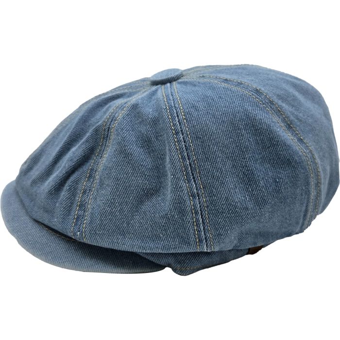 Denim Summer Newsboy Cap