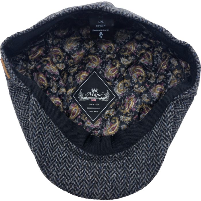 Classic Herringbone Newsboy Cap