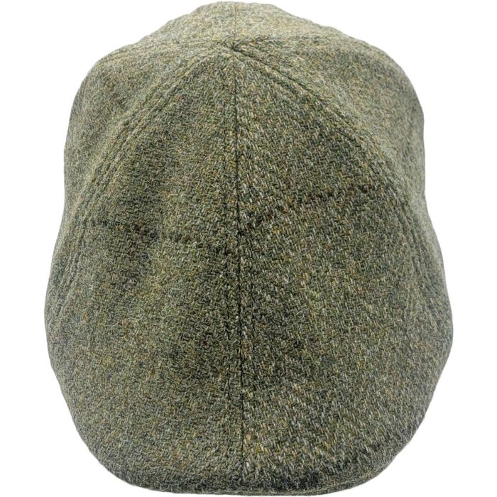 Herringbone Tweed 6 Panel Flat Cap