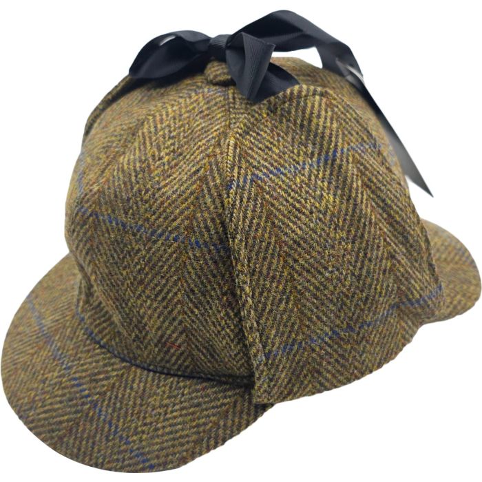 Checked Sherlock Holmes Deerstalker Hat