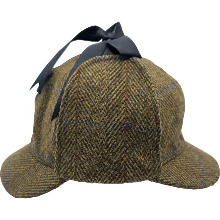 Checked Sherlock Holmes Deerstalker Hat
