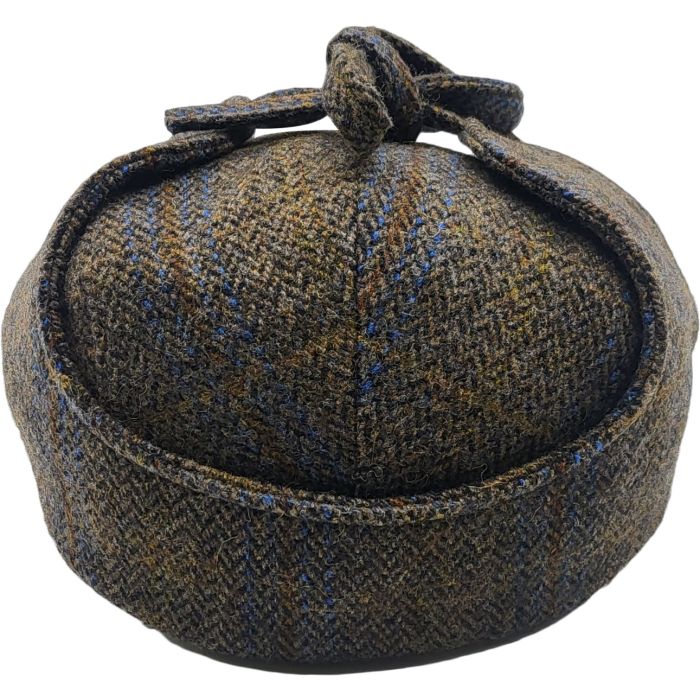 Tweed Flat Cap with Ear Flapped