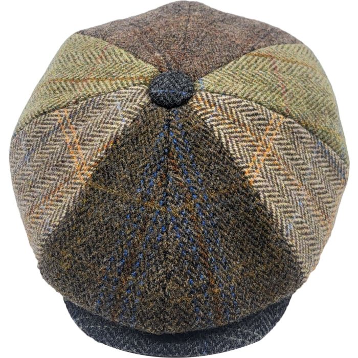 Wool Patchwork Newsboy Caps