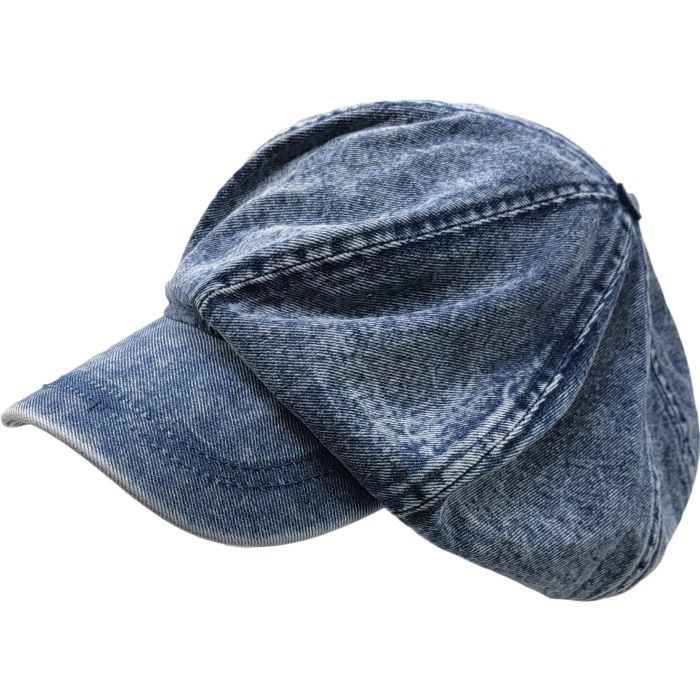 Denim Summer Big Apple Newsboy Cap