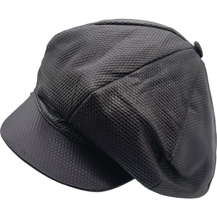 Big Apple Leather Newsboy Cap