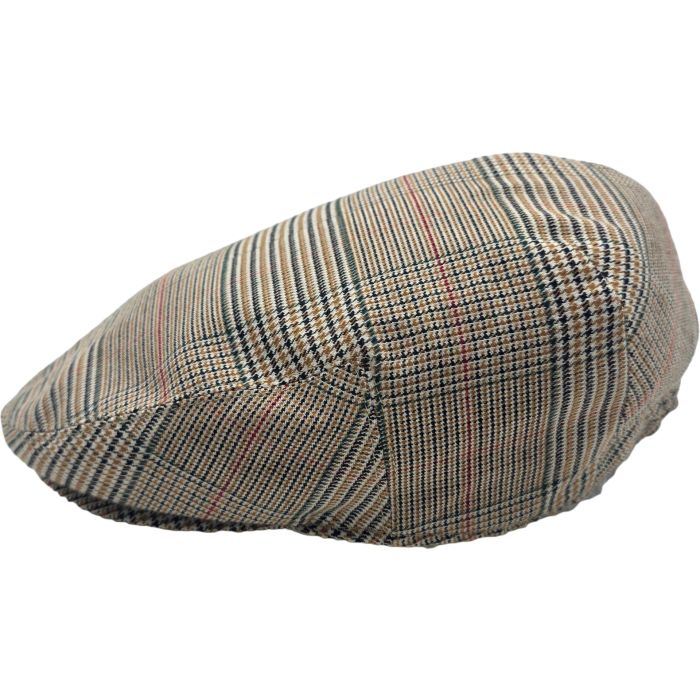 Casual Outdoor Checked Summer Flat Cap