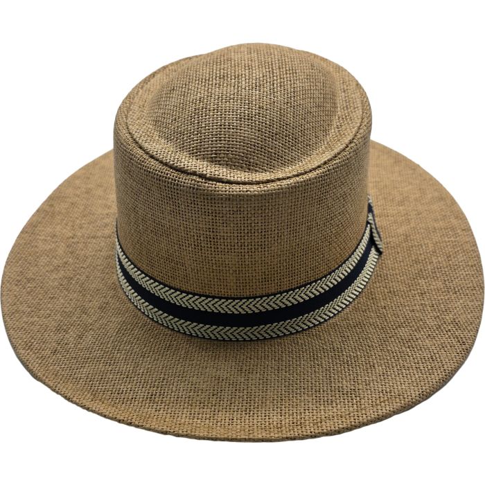 Round Pork Pie Panama Hat
