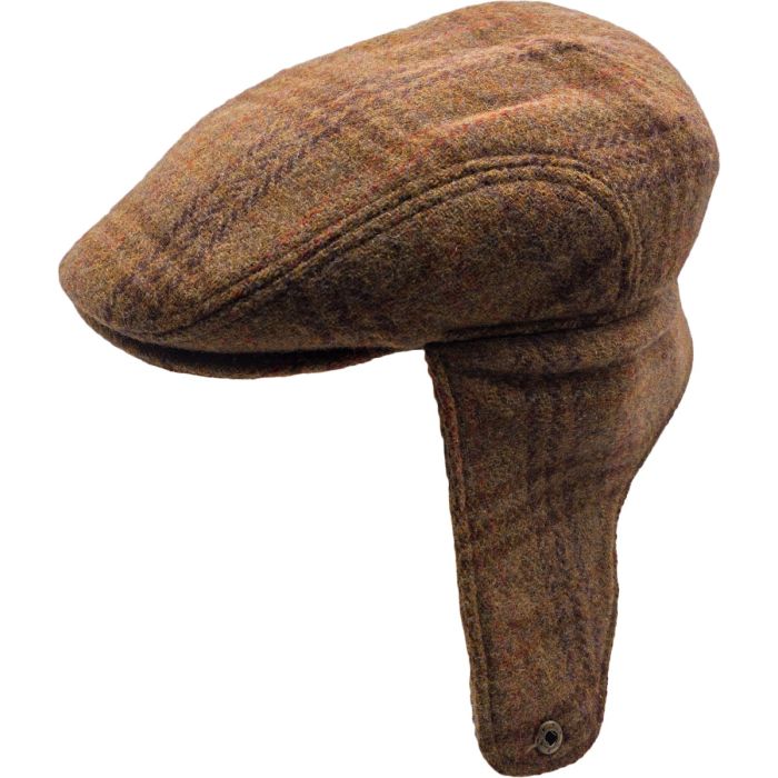 Wool Blend Convertible Flat Cap