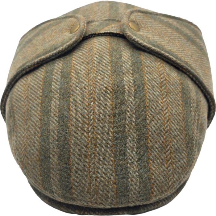Wool Blend Convertible Flat Cap