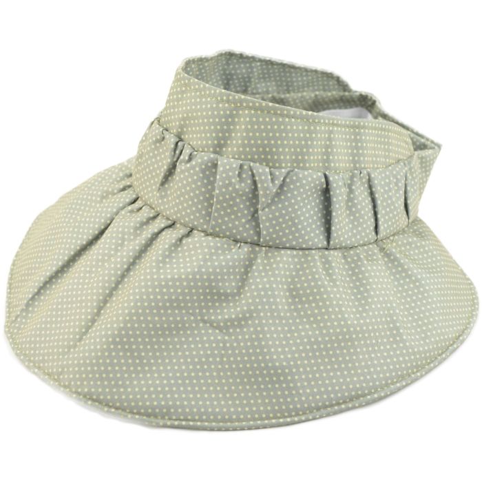 Packable Womens Dotted Summer Visor