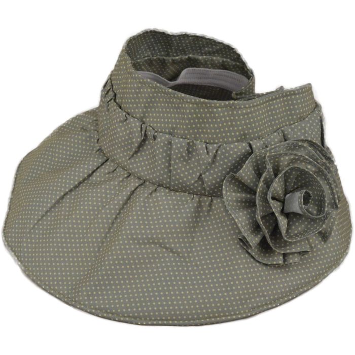 Packable Womens Dotted Summer Visor