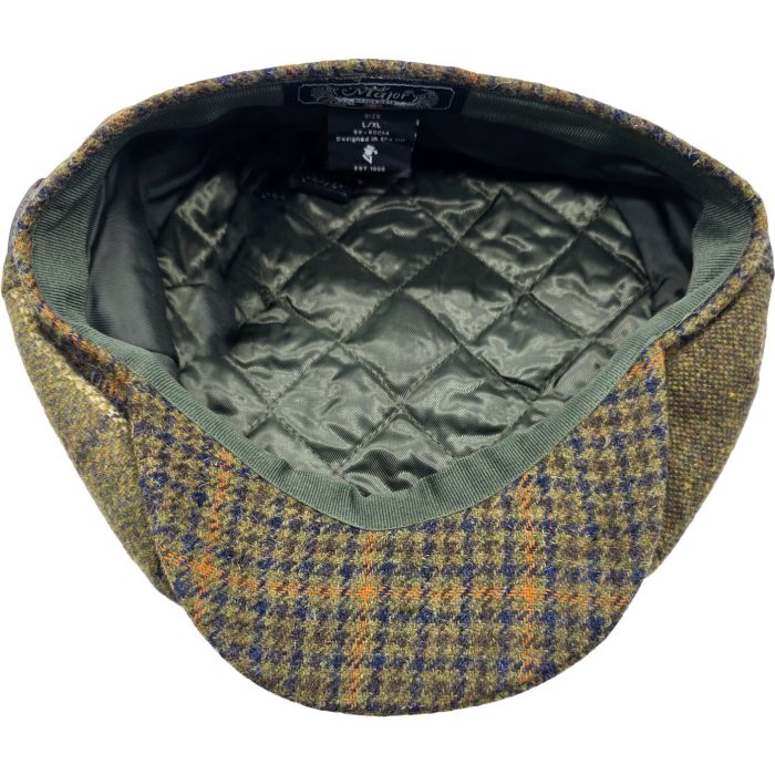 Patchwork Eight Panel Newsboy Cap