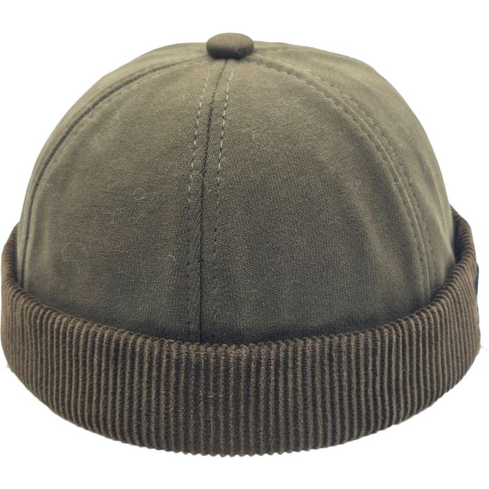 Docker Hat Brimless Rolled Cap