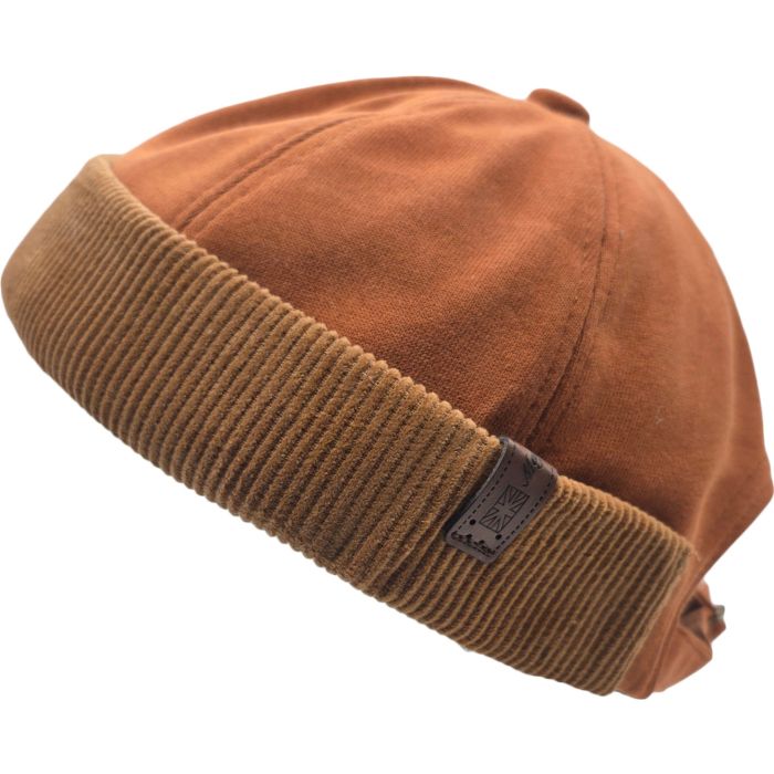 Docker Hat Brimless Rolled Cap