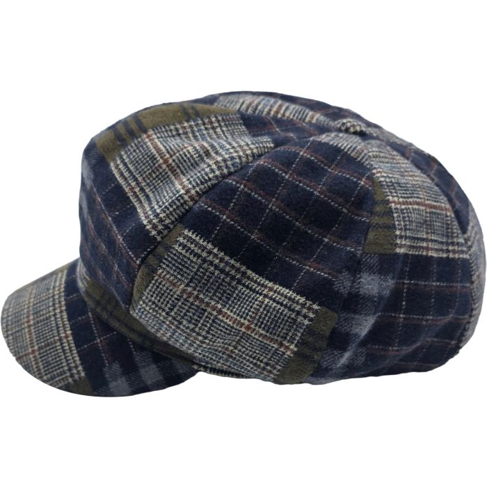 Women’s Patchwork Newsboy Cap