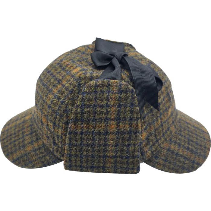 Sherlock Holmes Deerstalker Houndstooth Hat