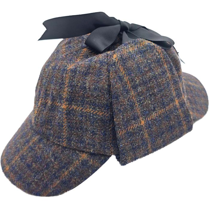 Sherlock Holmes Deerstalker Houndstooth Hat