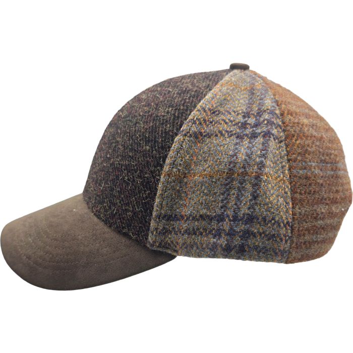 Patchwork Wool Baseball Cap