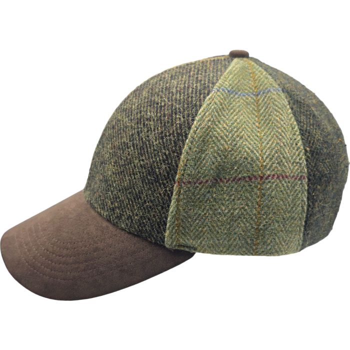Patchwork Wool Baseball Cap