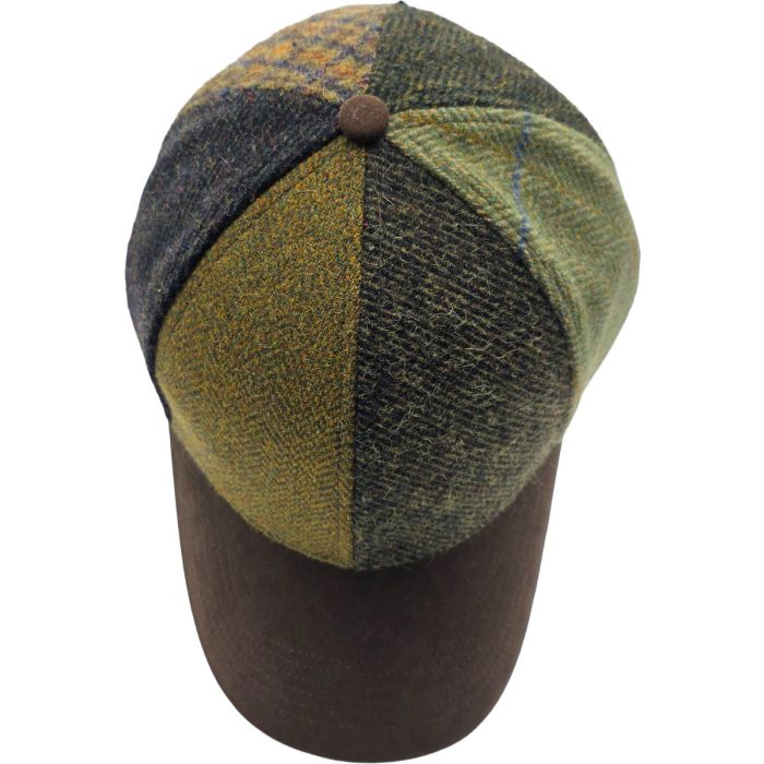 Patchwork Wool Baseball Cap