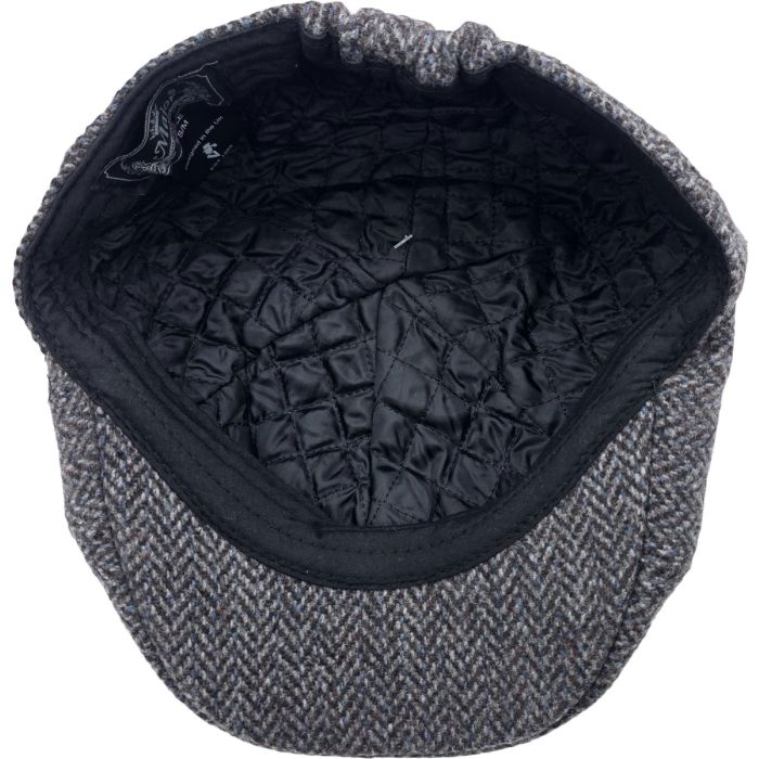 Herringbone Tweed Flat Cap