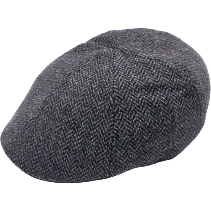 Herringbone Tweed Flat Cap