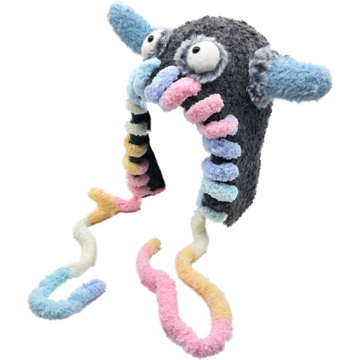 Fluffy Monster Character Winter Trapper Hat