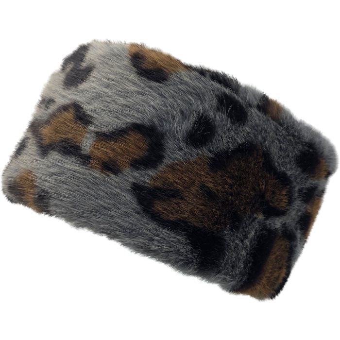 Soft Faux Fur Leopard Headband
