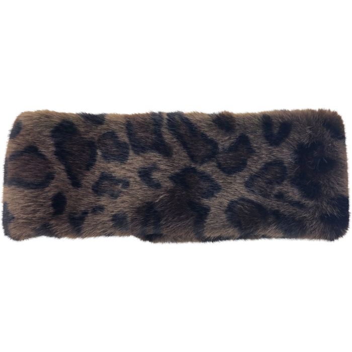 Soft Faux Fur Leopard Headband