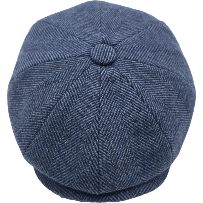 Classic Herringbone Newsboy Cap