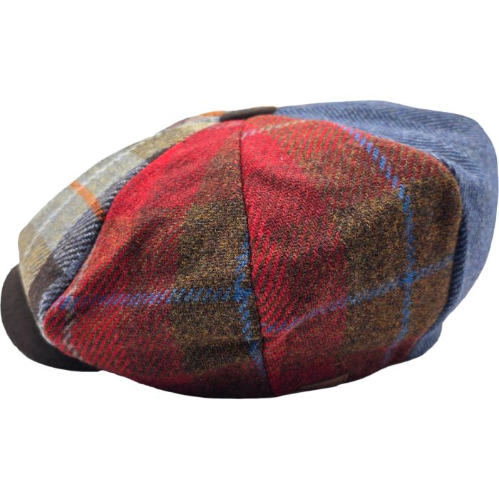 Patchwork Big Apple Newsboy Cap