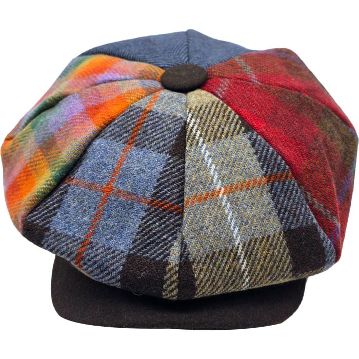 Patchwork Big Apple Newsboy Cap