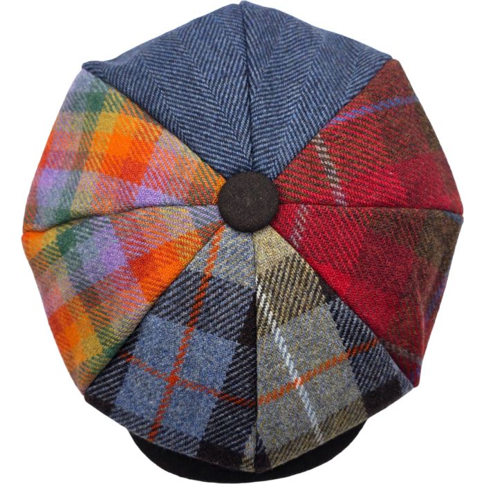 Patchwork Big Apple Newsboy Cap