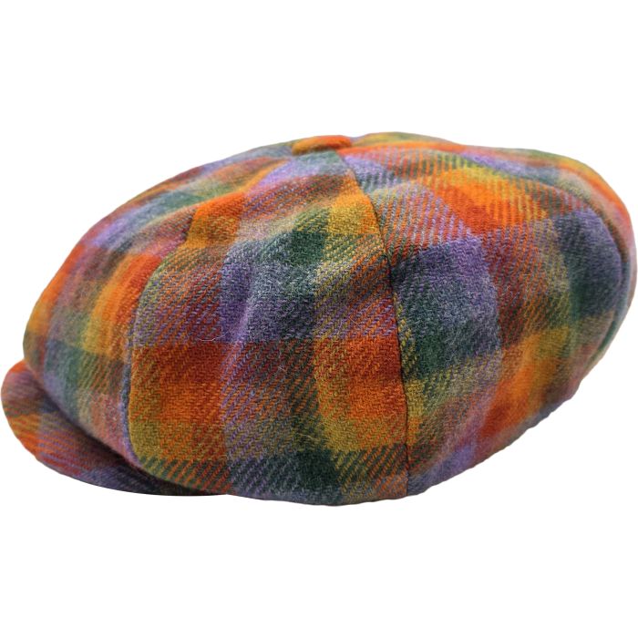 Multicolour One Size Newsboy Cap