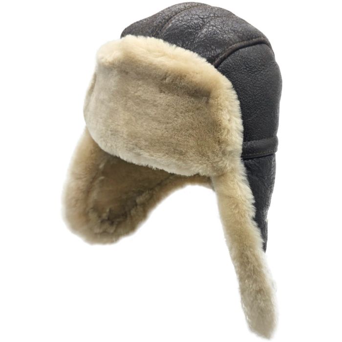 Genuine Leather Trapper Hat
