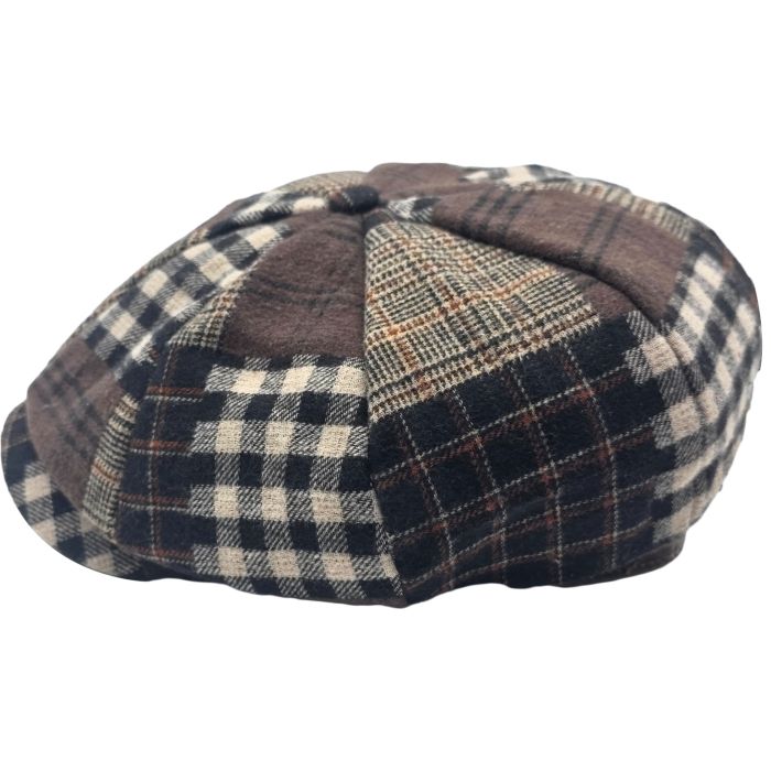 Patchwork Newsboy Cap