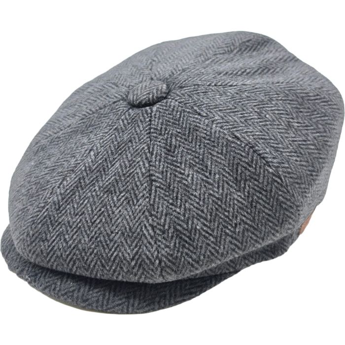 Classic Herringbone Newsboy Caps