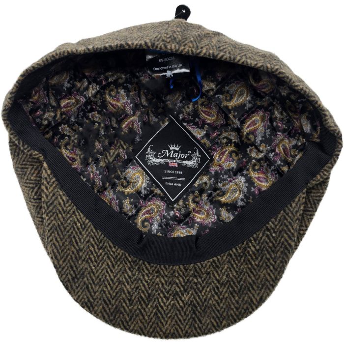 Classic Herringbone Newsboy Caps