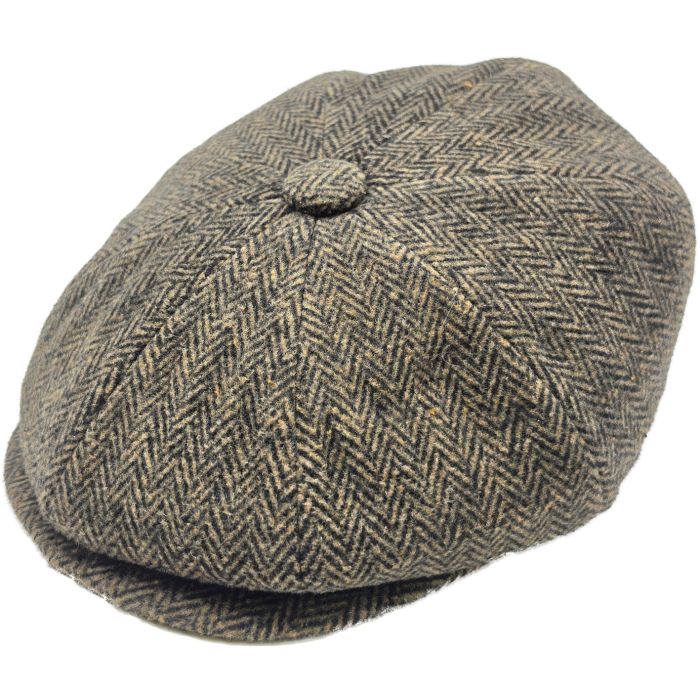 Classic Herringbone Newsboy Caps