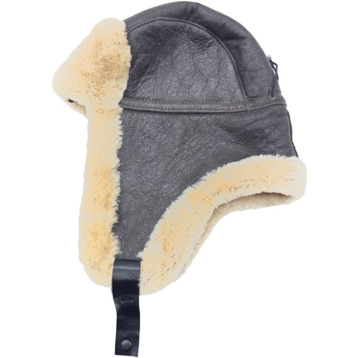 Genuine Leather Trapper Hat