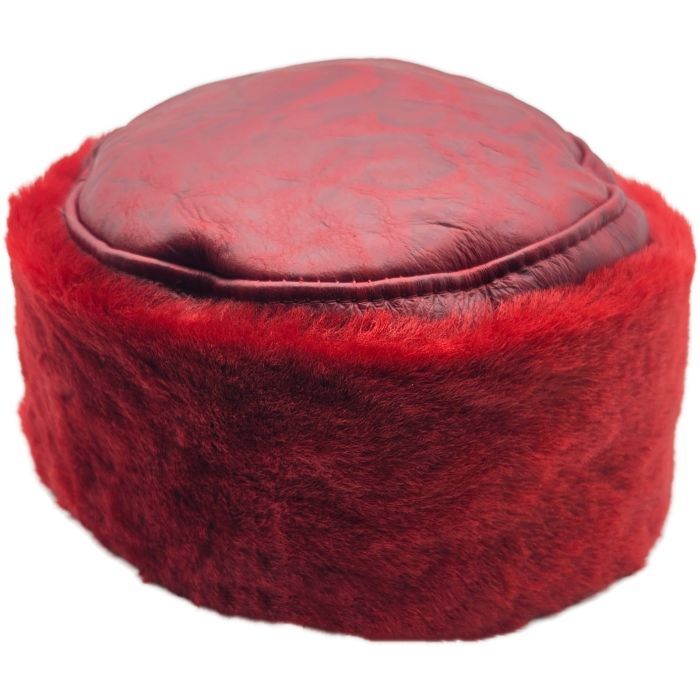 Handmade Leather Kubanka Hat