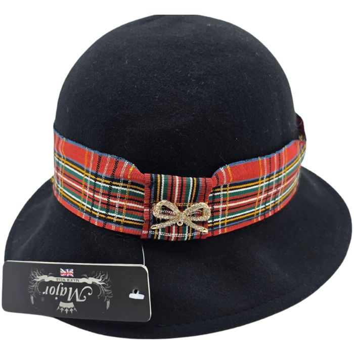 Women’s Vintage Wool Cloche Hat